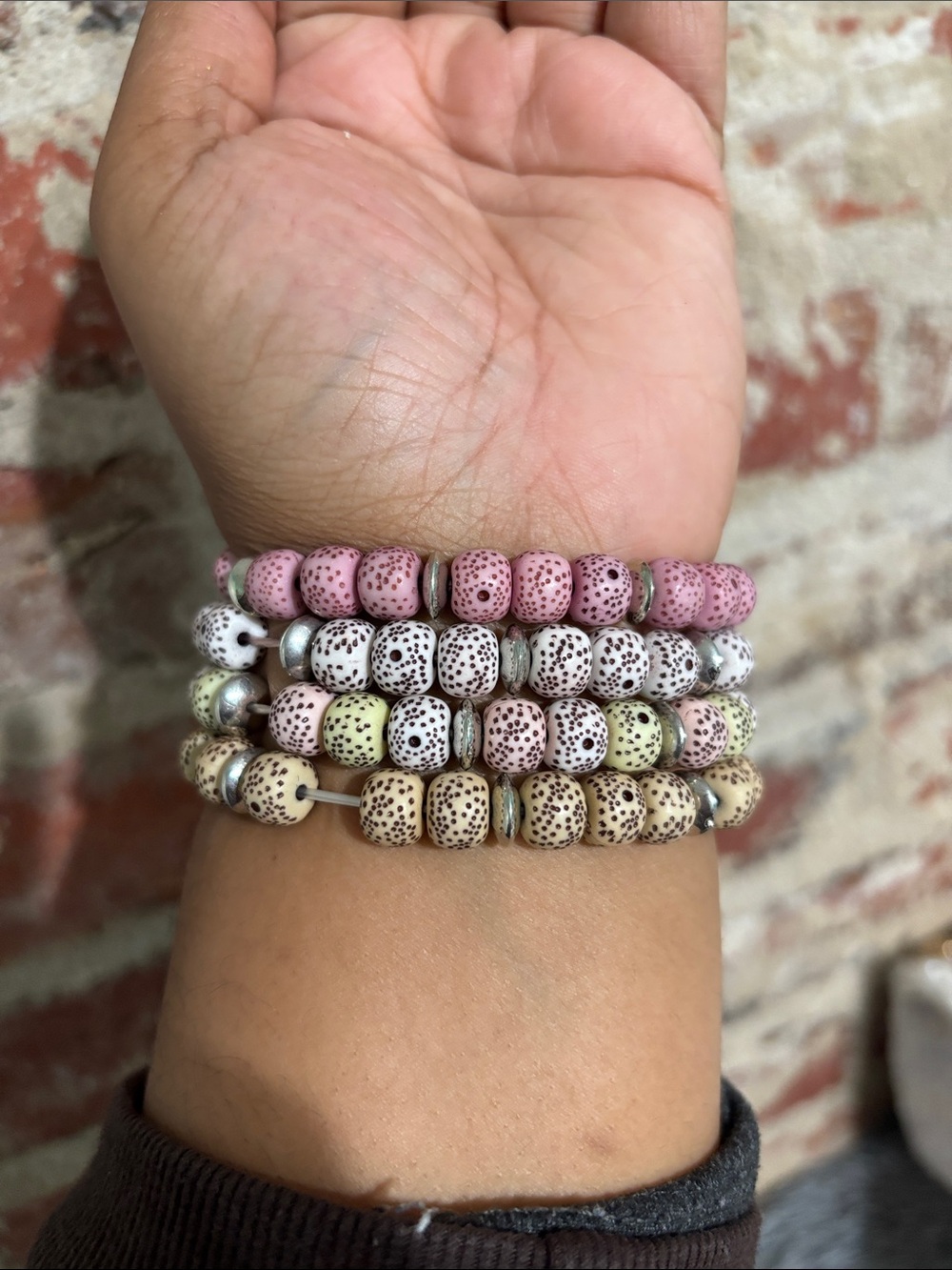 Speckled Bead Bracelet set 1 (bundle) - Picture 3 of 7